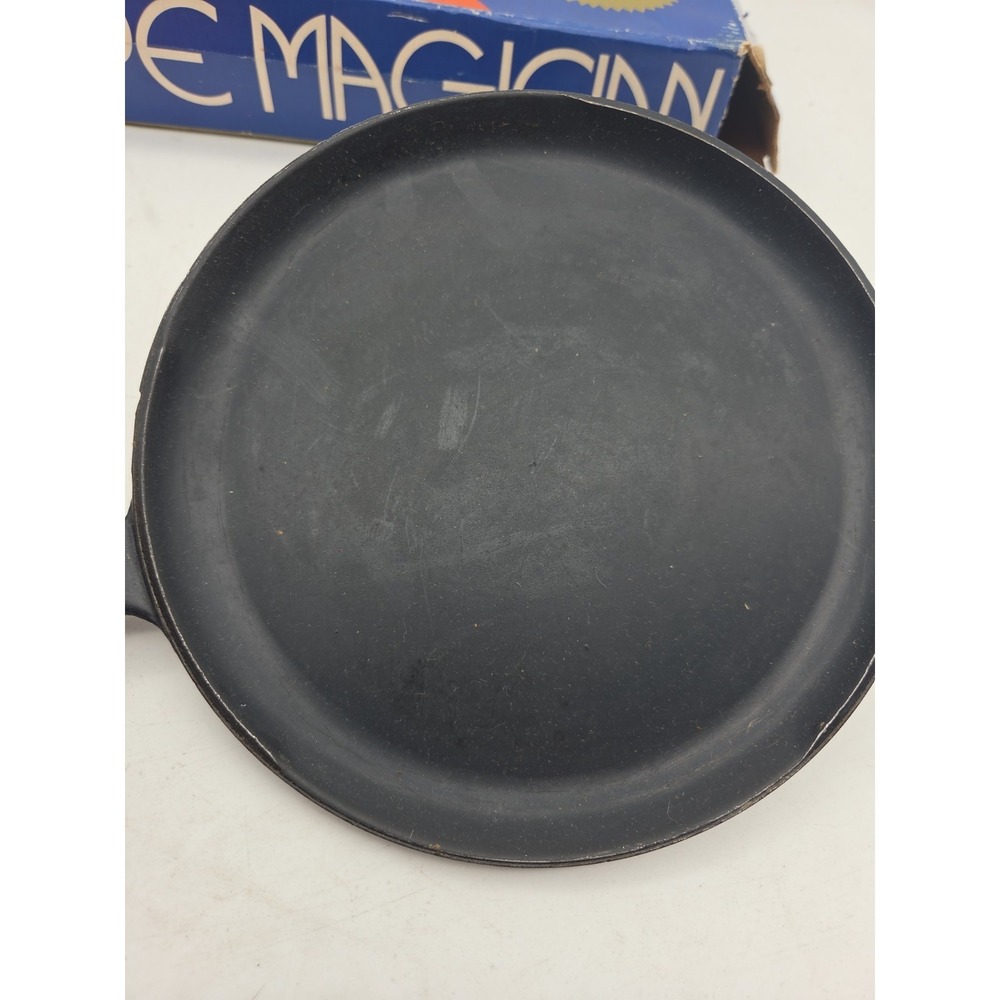 Popeil's Crepe Magician Pan Recipe Book Storage Dupont Teflon 1975 Vtg in Box - Picture 4 of 9